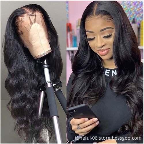 Cheap Wholesale Hair Wigs Human Lace Front Closure Body Wave Full Virgin Brazilian Cuticle Aligned Lace Closure Human Hair Wig